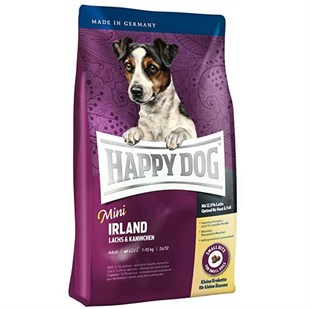 Happy Dog Mini İrland Somonlu ve Tavşanlı Köpek Maması 4 Kg