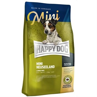 Happy Dog Mini Neuseeland Kuzulu ve Pirinçli Köpek Maması 4 Kg