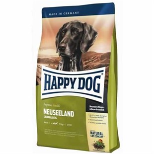 Happy Dog Neuseeland Kuzulu ve Pirinçli Köpek Maması 12,5 Kg