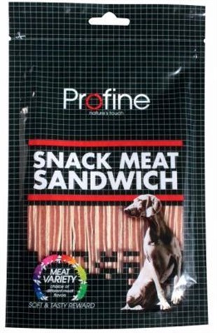 Profine Snack Meat Sandwich Tavuklu ve Balıklı Köpek Ödülü 80 Gr