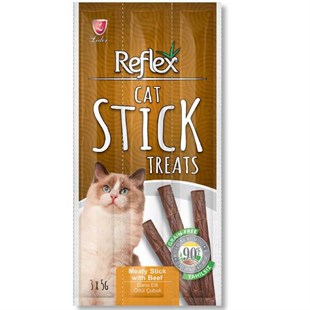 Reflex Cat Stick Treats Biftekli Kedi Ödül Çubukları 3 Adet (3 x 5 Gr)