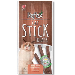 Reflex Cat Stick Treats Somonlu Kedi Ödül Çubukları 3 Adet (3 x 5 Gr)
