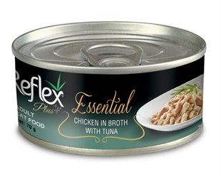 Reflex Plus Essential Tavuklu Ton Balıklı Soslu Kedi Konservesi 70 Gr