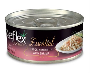 Reflex Plus Essential Tavuklu ve Karidesli Soslu Kedi Konservesi 70 Gr