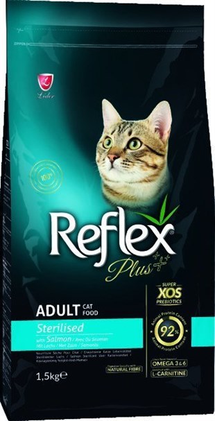 Reflex Plus Sterilised Somonlu Kısırlaştırılmış Yetişkin Kedi Maması 1,5 Kg