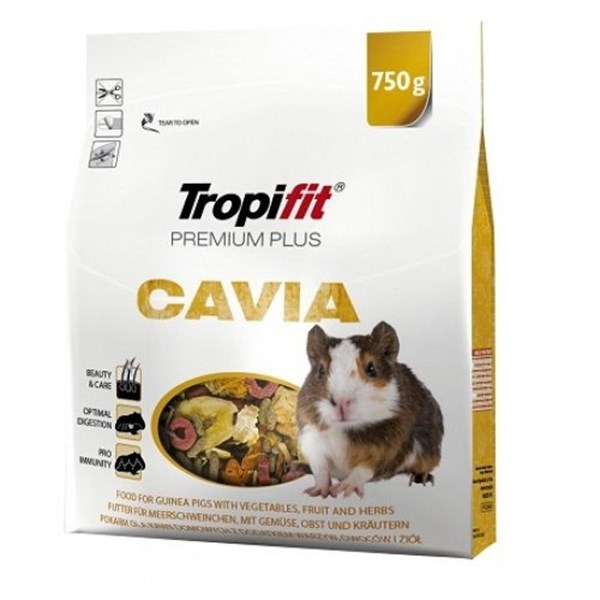 TropiFit Premium Plus Cavia Guinea Pig Ginepig Yemi 750 Gr